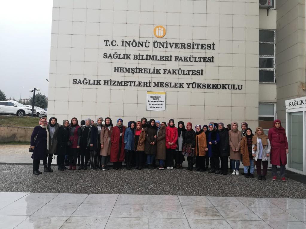 inonu universitesi saglik bilimleri fakultesine gezi duzenledik turgut ozal kiz anadolu imam hatip lisesi